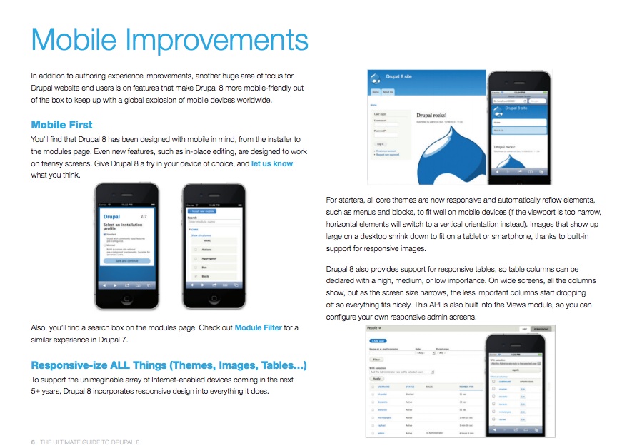 mobile improvements